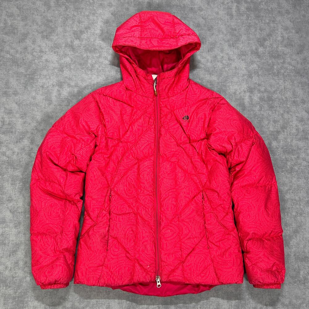 Vintage Nike ACG Level 3 Goose Down Puffer Jacket Pink Y2K Womens Small